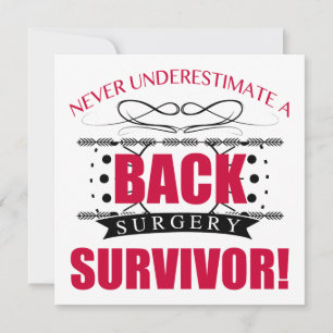 Carte Survivant de la chirurgie du dos