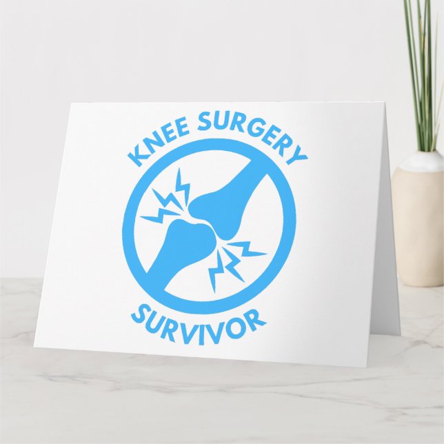 Carte Survivant de la chirurgie du genou (Devant)