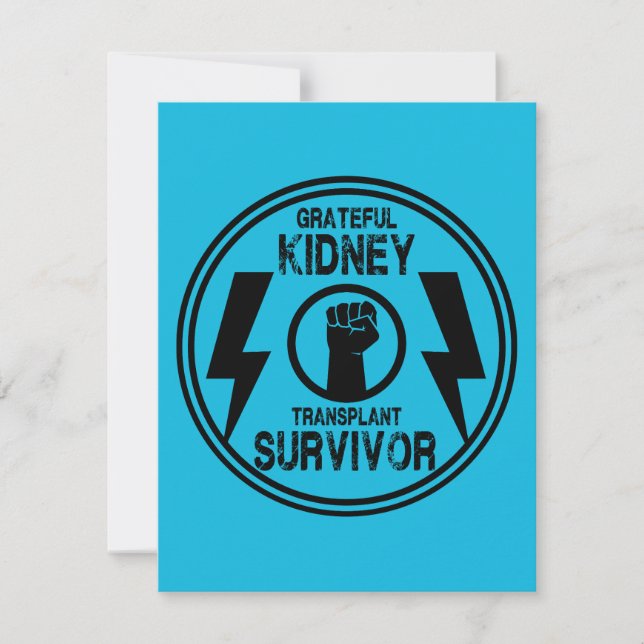 Carte Survivant de la transplantation rénale (Devant)
