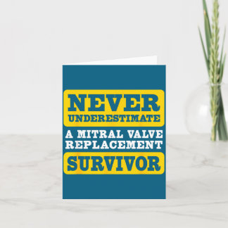 Carte Survivant d'un remplacement de valve mitrale sous-