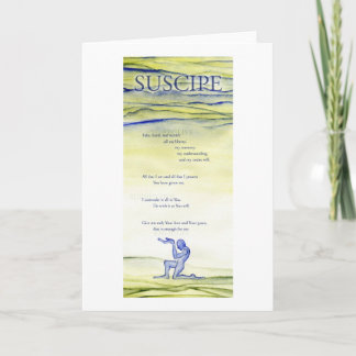 Carte Suscipe (prière de St Ignatius)