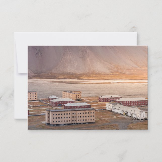 Carte Svalbard Pyramiden (Devant)