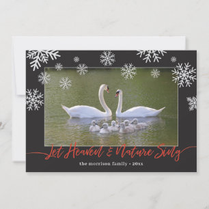 Carte Swan Let Heaven & Nature Sing