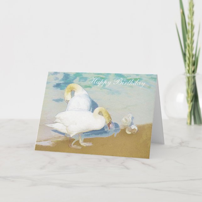 CARTE SWANS (Devant)