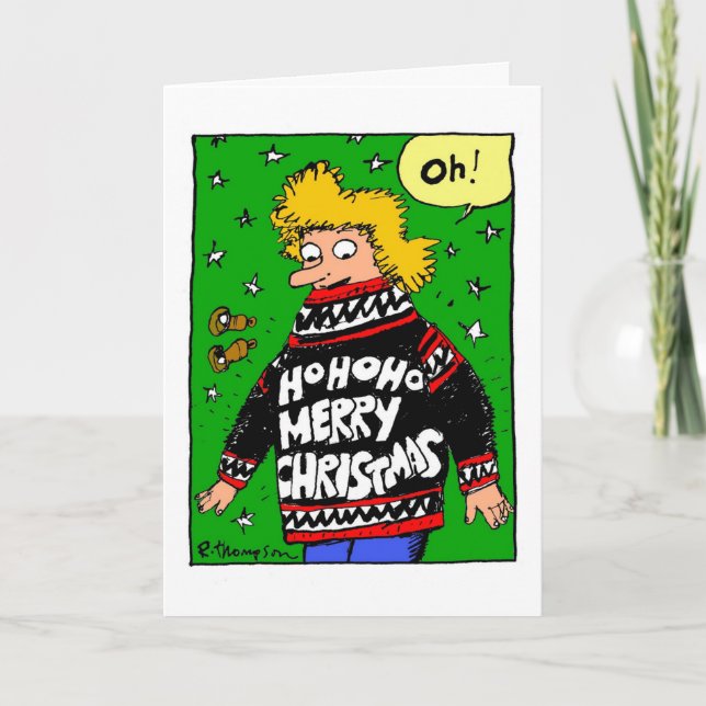 Carte Sweat de Noël (Devant)