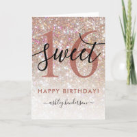 Sweet 16 Anniversaire Chic Parties scintillant Omb