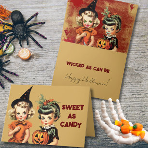 Carte Sweet as Candy Wicked as Sin Halloween