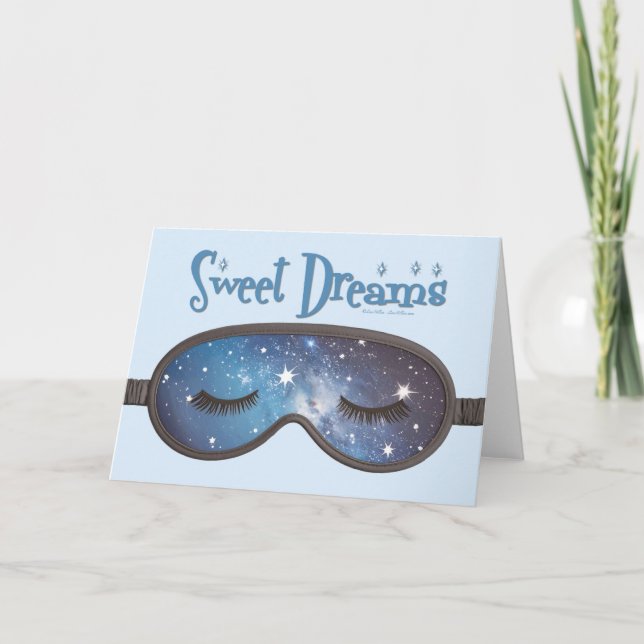 Carte Sweet Dreams Masque Visage (Devant)