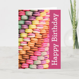 Carte Sweet Macarons Joyeux Anniversaire