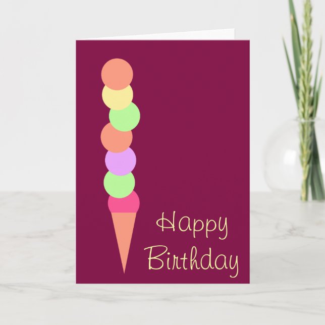 Carte Sweet Summer Ice Cream (Devant)