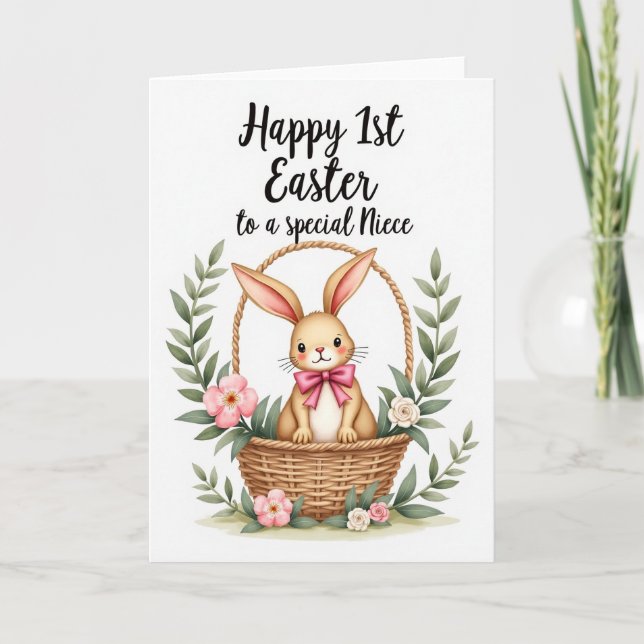 Carte Sweetest Congrats Bunny Card (Devant)