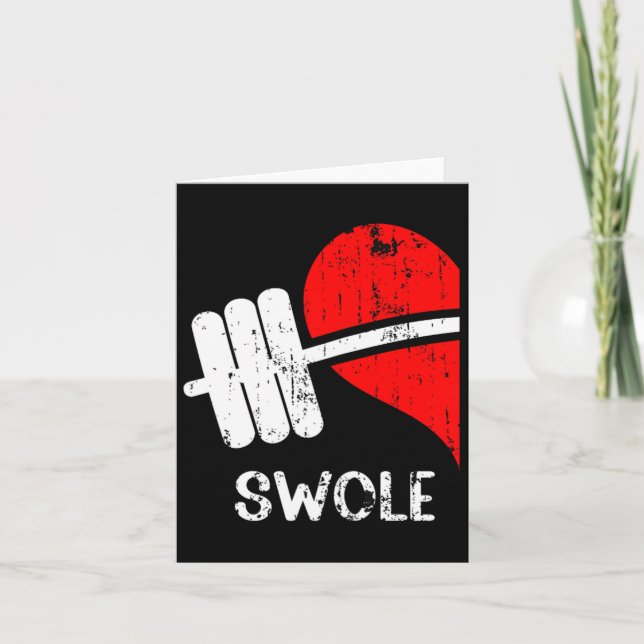 Carte Swole Mates Couples Correspondant Gym Drôle Tee Po (Devant)