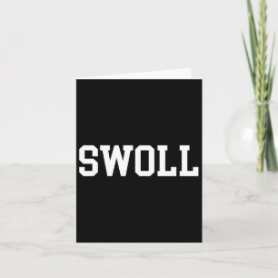 Carte Swoll Amusant Poids Et Bodybuilding