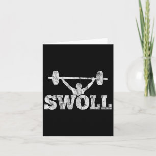 Carte Swoll Funny Musculaire Poids Et Bodybuilding