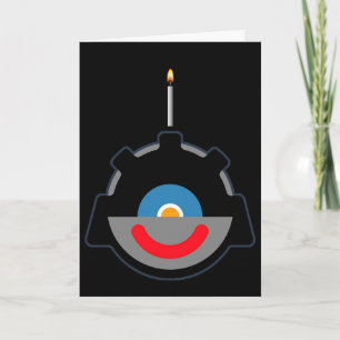 Carte Sy-Clops Clupkitz voeux d'anniversaire, Earthling!