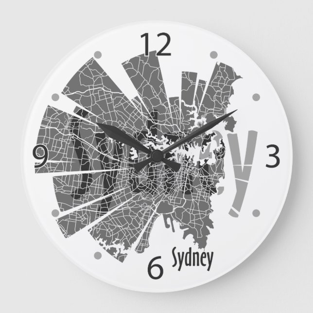 Carte Sydney Horloge (Recto)
