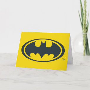 Carte Symbole Batman   Logo noir et blanc