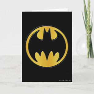 Carte Symbole Batman   Logo rond classique