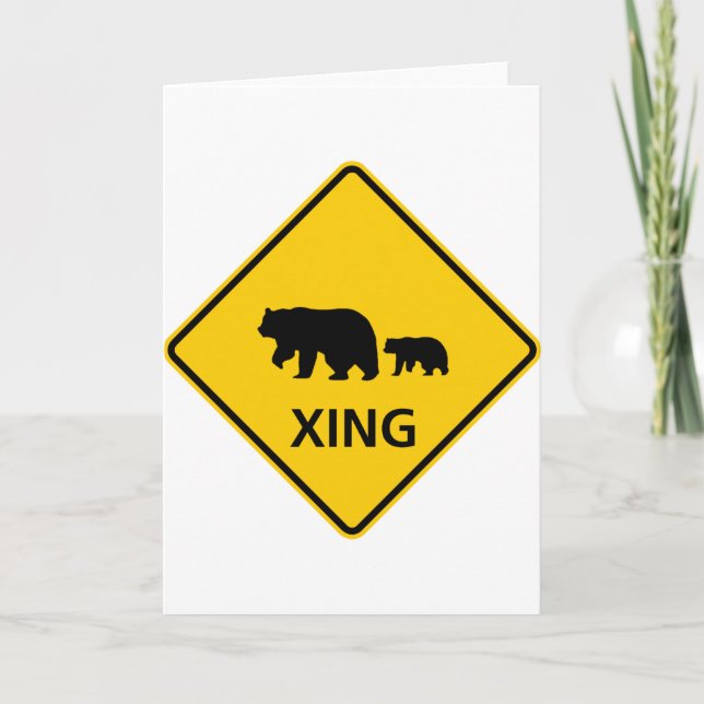 Carte SYMBOLE DE LA ROUTE DU PARCOURS DE L'Ours (Devant)