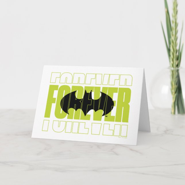 Carte Symbole de typographie de Batman (Devant)