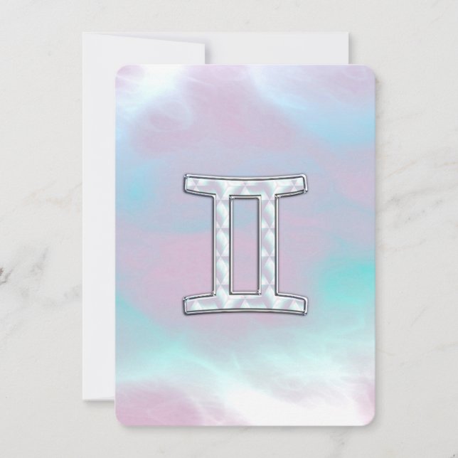 Carte Symbole Gemini Zodiac (Devant)