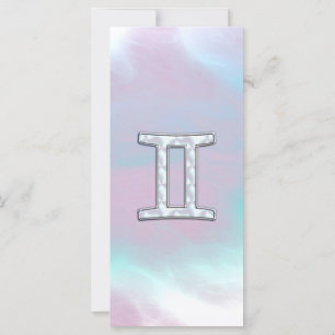 Carte Symbole Gemini Zodiac