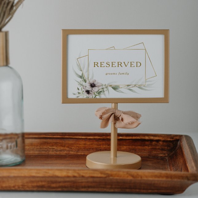 Carte Symbole géométrique réservé Eucalyptus Gold (Créateur téléchargé)