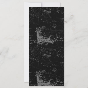 Carte SYMBOLE SYRIE vintage CONSTellation Hevelius 1690