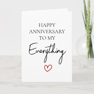 Carte Sympa Romantic Joyeux Anniversaire Mon Amour Minim