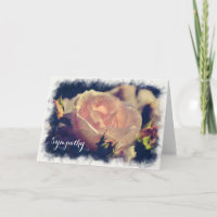 Sympathie Aquarelle Beau Rose de pêche