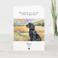 Carte Sympathie de chien, nom personnalisé. Carte 