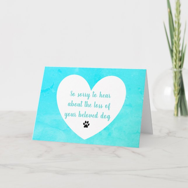 Carte Sympathie de chien par dalDesignNZ (Devant)