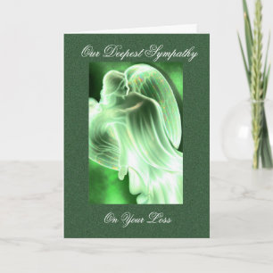 Carte Sympathie de l'ange vert