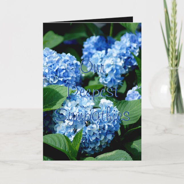 Carte Sympathie de l'hortensia 2480 - changez en (Devant)