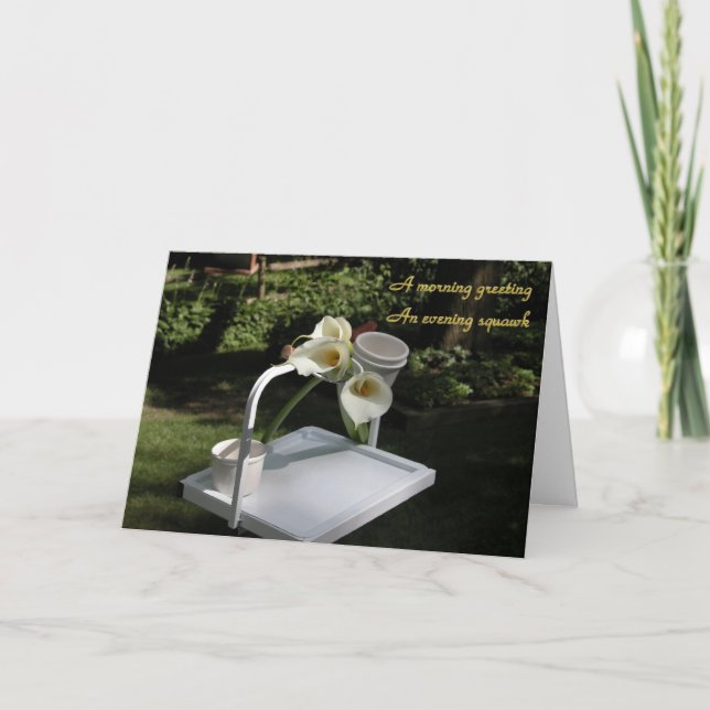 Carte Sympathie de perche (Devant)