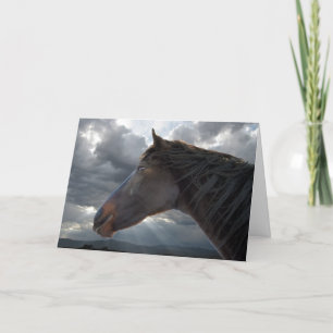 Carte Sympathie de perte du cheval