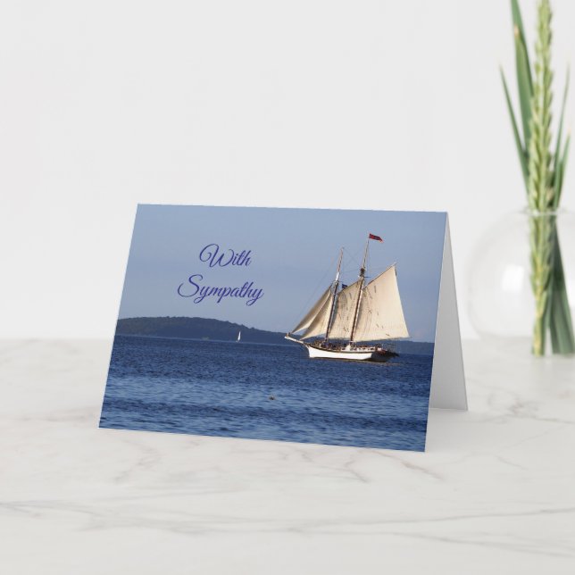 Carte Sympathie de Sailboat Lake Michigan (Devant)