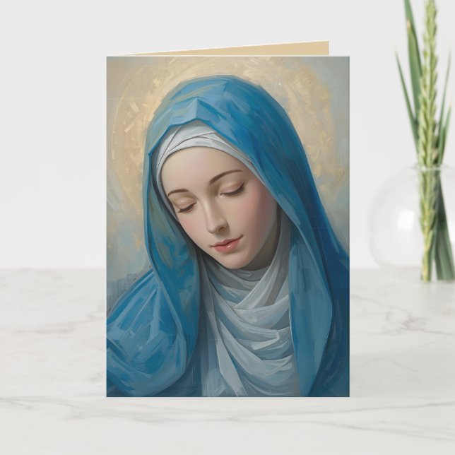 Carte Sympathie de Vierge Marie (Devant)