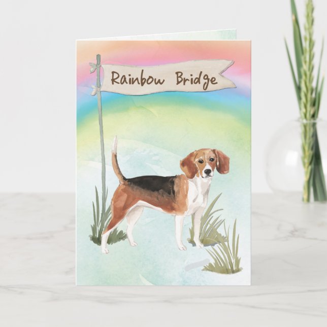 Carte Sympathie des animaux de compagnie beagles sur Rai (Devant)