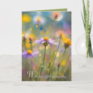 Carte Sympathie des Fleurs sauvages fantasques