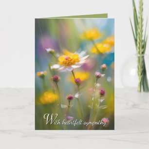 Carte Sympathie des Fleurs sauvages fantasques