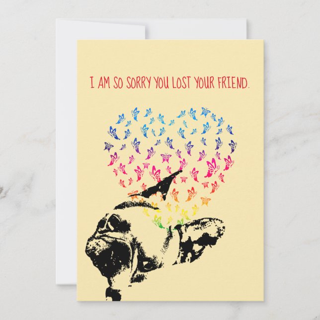Carte Sympathie Dog (Devant)