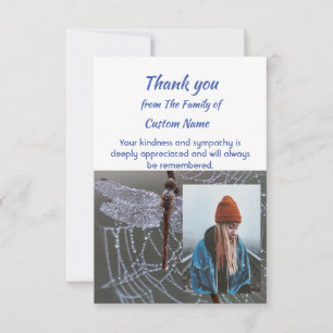 Carte Sympathie Dragonfly Art Merci