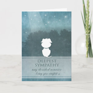 Carte Sympathie du chien Souvenirs chéris - Voir la desc