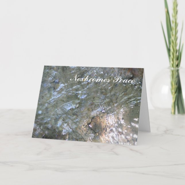 Carte Sympathie et paix (Devant)