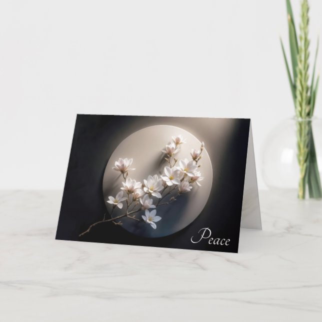 Carte Sympathie Flower Dogwood (Devant)