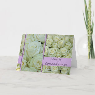 Carte Sympathie italienne Sentite Condoglianze