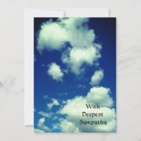 Sympathie la plus profonde Nuages blancs Ciel bleu