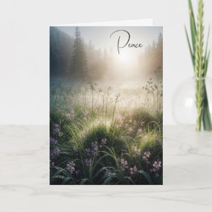 Carte Sympathie Matin pacifique Misty Meadow