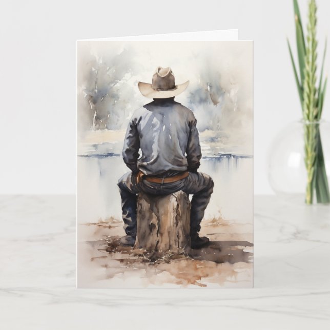 Carte Sympathie occidentale "Gentle Breezes" (Devant)